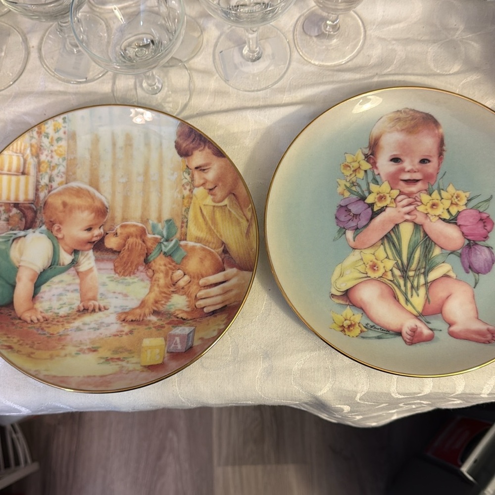 Danbury Mint 'Just For Mom' Collector's Plates set of 2